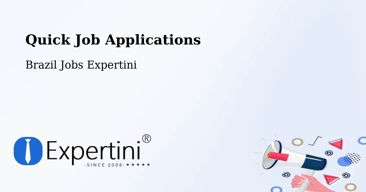 Quick Apply Feature – Maracaí - Brazil Jobs Expertini